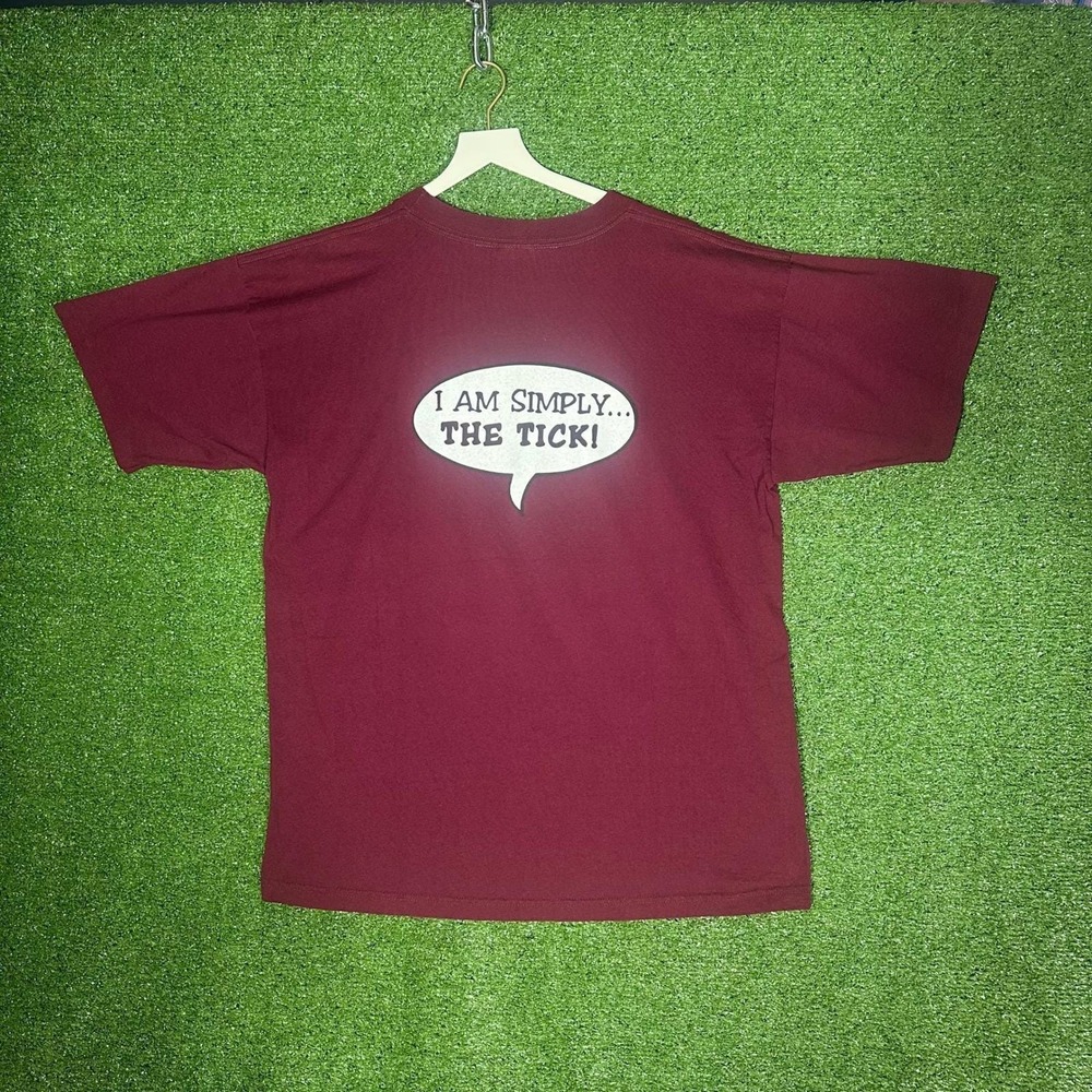 Vintage 1996 The Tick Fox T-Shirt Murina Made in USA Men's Size XL 90s Promo - Picture 3 of 16